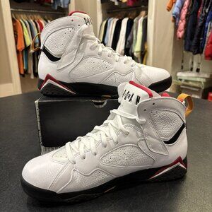 Air Jordan 7 Retro Cardinal Red Black GS Sneakers Authentic Brand New Size 6.5Y